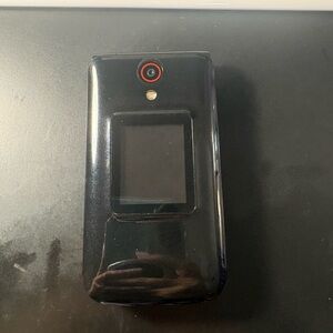 Black Flip Cell Phone with External Display